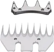 ANKROYU Electric Sheep Shear Blade​, High Carbon Steel Electric Wool Comb Cutter Blade, 9 Tooth Incisive Wear Resistant Electric Clipper Blade for Grooming Sheep