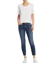 NWT 29 $328 Current Elliott Ankle Skinny Stiletto Brenning Stars Med Wash Jeans