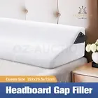Bed Wedge Pillow Gap Filler Stopper Headboard Mattress Queen Size Foam Bedrest