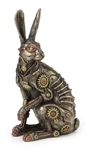 STEAMPUNK JACK RABBIT Statue Sculpture Figure Figurine