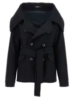 [Dsquared2] Dsquared2-Peacoat Robe Trench E Impermeabili Blu-Donna 40IT