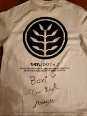 T-shirt ESL One DOTA 2 2025 Team Liquid Signed Autographed Raleigh Men's Large