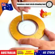 Adjustable Inspiring Circle Drawing Tool Math Measuring Ruler Stainless Steel CZ