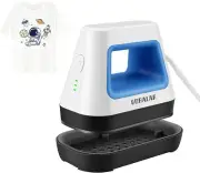 Heat Press Machine Iron Easy Press with Heat Press Mat for T Shirts Shoes Bags H