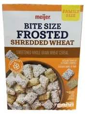 Meijer Bite Sized Frosted Shredded Wheat Cereal 24 oz