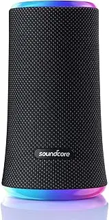 Anker Soundcore Flare 2 Bluetooth Speaker, with IPX7 Waterproof Protection and 360° Sound for Backyard and Beach Party, 20W Wireless Speaker with PartyCast, EQ Adjustment, and 12-Hour Playtime