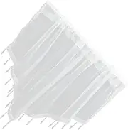 HOLIDYOYO Triangle Window Valance Decorative Curtain for Kitchen Living Solid Color Design Light Filtering Drape Unique Home Decor Present