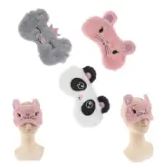 Women Plush Eye Mask White Panda Blindfold Eye Patch Eyeshade Sleep Mask Gi L❤