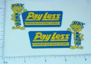 Structo Payless Drugstore Panel Van Sticker Pair ST-033