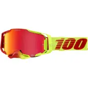 100% Armega Goggles - Solaris - HiPER Red Mirror