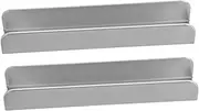 Abaodam 2pcs Pet Isolation Fence Reinforcement Groove for Baby Gates Sturdy Steel Gate Door Reinforcement Tools