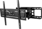 One For All Full Motion TV Bracket – Swivel (120°) Tilt (15°) Wall Mount – Screen size 32-84 Inch - For All types of TVs – Max Weight 60kg – VESA 200x200 to 600x400 - Free Toolbox app – Black - WM4451