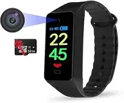Mini Hidden Cameras 32GB Portable Sports Bracelet Hidden Camera Full HD 1080P Outdoor Action Nanny Cam Security Video Recorder