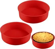 LOQJSS Cheesecake Pan Protector Round Springform Pan Silicone Cheesecake Wate...