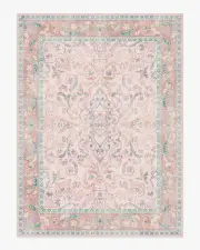 275' x 365' | Machine Washable Runner Rug | Kid & Pet Friendly | Indoor Rug | Fit For A Queen Soft Rose Rug by Bridgerton | Ruggable