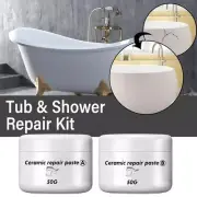 Tub Tile Repair Kit Porcelain Crack Chip Ceramic Floor Paste 30g/100g Kit Q6F8