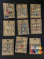 12 Sets Of Charms, Charm Accessories, New With Tags Sold As Bundle