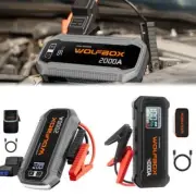 WOLFBOX 2000A/4000A Portable Jump Starter Battery Pack Power Bank W/ LED Display