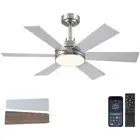 42 inch Ceiling Fans with Lights, Ceiling Fan with Remote APP, Dual-Sided Mod...