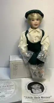 Knowles “Little Jack Horner” NIB W/COA Children From Mother Goose Yolanda Bello
