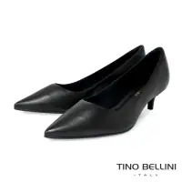 在飛比找momo購物網優惠-【TINO BELLINI 貝里尼】巴西進口牛皮素面尖頭中低