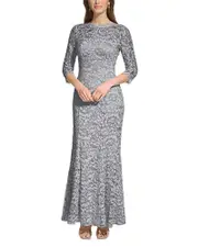 Eliza J Lace Gown
