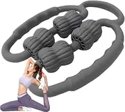 Muscle Roller - Circular Leg Clamps | Multifunctional Household Fitness Equipment, Ergonomic 360 Degree Ring Roller For Calf Wrist Neck Muscles Foot Thigh