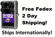 New Electro-Harmonix EHX Bass Clone Bass Chorus Effects Pedal