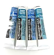 Grumbacher artists' watercolor Turquoise + Prussian Blue .25mL Lot of 4