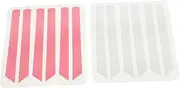 PACKOVE 2pcs Eyelash Lifting Kit Reusable Silicone Pads for Perming Self Adhesive Eyelash Perm Rods Pink White Beginner Friendly Tool for Natural Curling and Enhanced Eye Makeup