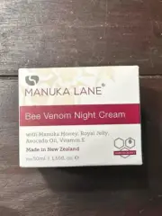 Manuka Lane Skin Firming Honey 1.69 Oz Bee Venom Night Cream Natural No Chemical