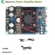 BDM8 TPA3255 Power Amplifier Board 2x300W Bluetooth 5.3 Stereo Audio Amp my23