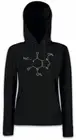 Caffeine Molecule Women Hoodie Sweatshirt Fun Geek Nerd Coffee Chemist Teacher