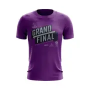 MELBOURNE STORM 2017 NRL GRAND FINAL TEE SHIRT YOUTH KIDS PURPLE