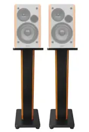 Pair 28" 2-Tone Speaker Stands For Edifier R1280T Bookshelf Speakers