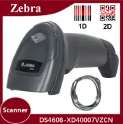 Zebra DS4608-XD40007VZCN Handheld Wired USB 1D 2D Laser Barcode Scanner Reader