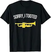 [VidiAmazing] Sorry, I TOOTED - Funny Trumpet Gift, Funny Trumpet T-Shirt ds209 T-Shirt