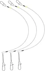 3 Pieces Fishing Leaders Tackle Protection Convenient Fishing Wire Gear Fishing Rigs Equipment for Angler Enthusiasts Outdoor