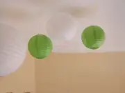 12x white green paper lanterns anniversary wedding 21 birthday party decoration