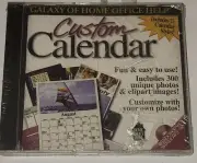 CUSTOM CALENDER by Galaxy of Home Office help CD-ROM 1999