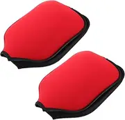 Abaodam 2 Pcs Paddle Racket Cover Waterproof Paddle Case Bag for Neoprene Shockproof Carrying Case
