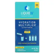 Liquid I.V., Hydration Multiplier, Electrolyte Drink Mix, Lemon Lime, 10 Individual Stick Packs