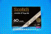 SCOTCH MASTER II 60 VS. III TYPE II BLANK CASSETTE TAPE (1) (NEW)