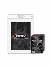Pack of 50 BCW Large Semi Rigid Graded Trading Card Submission Holders