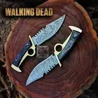 Daryl Knife Replica Walking Dead Replica Damascus Steel Knife
