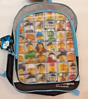 NEW Lego Minifigures 3D 16 Inch School Backpack