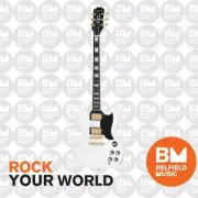 Epiphone SG Custom Electric Guitar Alpine White w/ GigBag - EIGSGCAWGH1