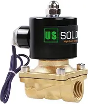 1/2 NPT Brass Electric Solenoid Valve 12V DC Normally Closed VITON from U.S. SOLID