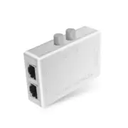 2 Port RJ45 RJ-45 Switch Ethernet Box Switcher Dual 2 Way Port Manual2817