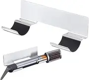 Hair Dryer Wall Holder | Floating Hair Straightener Holder - No Drilling Hair Dryer Hanger Wall Mount, Bathroom Curling Iron Holder for Curling Wands Accessories